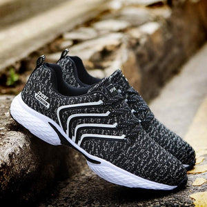 Men's Breathable Running Sneakers Plus Size