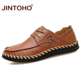 Big Size Luxury Handmade Leather Moccasins Casual Men Shoes