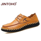 Big Size Luxury Handmade Leather Moccasins Casual Men Shoes