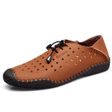 Leisure Style Male Summer Shoes Soft Leather shoe For Men