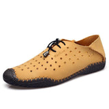 Leisure Style Male Summer Shoes Soft Leather shoe For Men