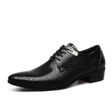 Fashion Leather Oxford Lace Up Men's Dress Shoes