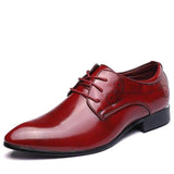 Fashion Business Pointed Toe Wedding Men's Dress Shoes