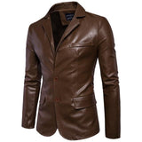 Fashion Motorcycle Business Men's Leather Jackets