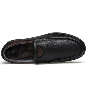 Fashion Plus Size Genuine Leather Slip On Men Loafers