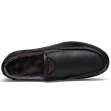 Fashion Plus Size Genuine Leather Slip On Men Loafers