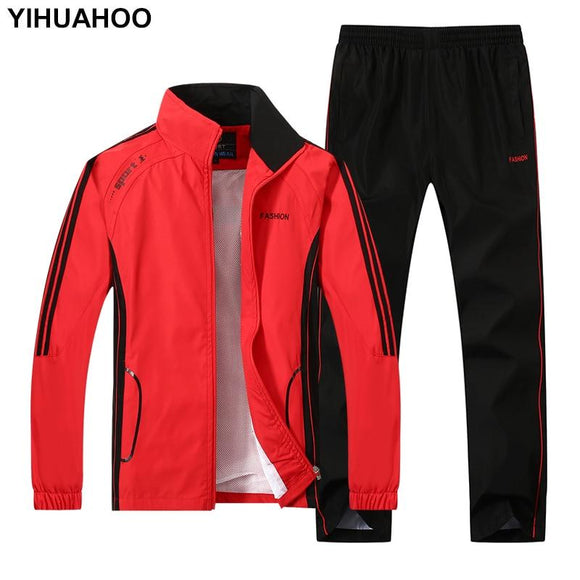 Men's New Tracksuit Two Piece Clothing Sets Casual Tracksuit