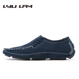 Faux Suede Classics Loafers Men Casual Driving Shoes