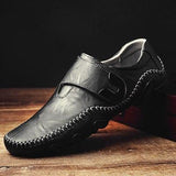 Fashion Genuine Leather Men Casual Shoes Loafers