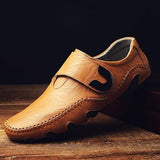 Fashion Genuine Leather Men Casual Shoes Loafers