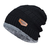 Fashion Soft Knitted Thick Warm Cotton Skullies Beanie