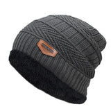 Fashion Soft Knitted Thick Warm Cotton Skullies Beanie