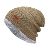 Fashion Soft Knitted Thick Warm Cotton Skullies Beanie