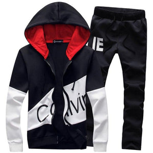 Spring Autumn Sweatshirt+ Pants Men's Sets