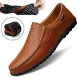 Genuine Leather Breathable Casual Italian Loafers