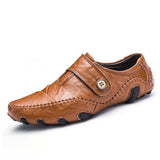 British Style Moccasins Genuine Leather Men's Casual Shoes