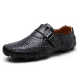 British Style Moccasins Genuine Leather Men's Casual Shoes