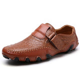 British Style Moccasins Genuine Leather Men's Casual Shoes