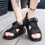 Men Sandals Breathable Mesh Outdoor Man Flat Beach Casual Sneakers Male Fashion