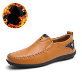 Breathable Keep Warm Slip on Moccasins Men Casual Shoes