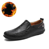 Breathable Keep Warm Slip on Moccasins Men Casual Shoes