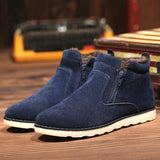 Men Shoes Comfortable Ankle Boots Male Fashion Anti-skid Sneakers