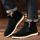 Men Shoes Comfortable Ankle Boots Male Fashion Anti-skid Sneakers