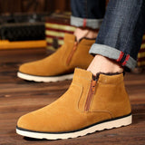 Men Shoes Comfortable Ankle Boots Male Fashion Anti-skid Sneakers