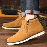 Men Shoes Comfortable Ankle Boots Male Fashion Anti-skid Sneakers