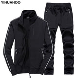 Men's  Winter Autumn Two Piece Clothing Set 6XL 7XL 8XL Casual Tracksuit