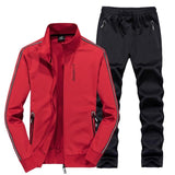 Men's  Winter Autumn Two Piece Clothing Set 6XL 7XL 8XL Casual Tracksuit