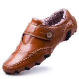 British Style Moccasins Genuine Leather Men's Casual Shoes