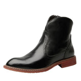 British Fashion Style Soft Leather Men Chelsea Ankle Boots