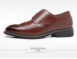 Soft Classic Bullock Leather Men Dress Shoes