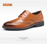 Soft Classic Bullock Leather Men Dress Shoes