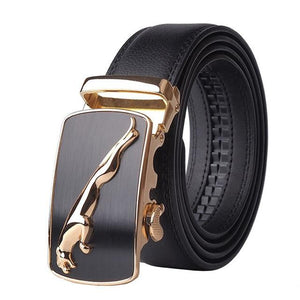 Fashion Automatic Buckle Cowhide Leather Men Belt