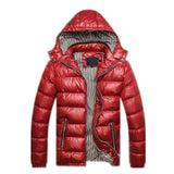 Fashion Thermal Down Cotton Casual Hooded Warm Men's Coats