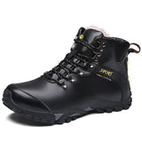 Waterproof Warm Fur Tactical Men Ankle Boots