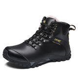 Waterproof Warm Fur Tactical Men Ankle Boots