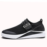 Breathable Woven Mesh Elasticity Super Light Men Casual Shoes Sneakers