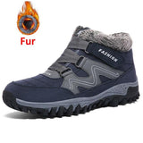 Fashion Winter Plush Warm Men Snow Boots