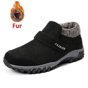 Fashion Winter Plush Warm Men Snow Boots