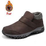 Fashion Winter Plush Warm Men Snow Boots