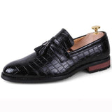 Fashion Pointed Toe PU Leather Oxfords Men's Dress Shoes