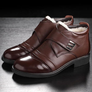 Fashion Winter Formal Casual Leather Men Boots