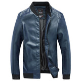 Motorcycle PU Leather Men Jackets