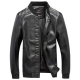 Motorcycle PU Leather Men Jackets