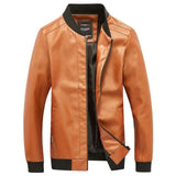 Motorcycle PU Leather Men Jackets