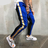 Side Stripe Hip Hop Jogger Men Sweatpants