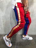 Side Stripe Hip Hop Jogger Men Sweatpants